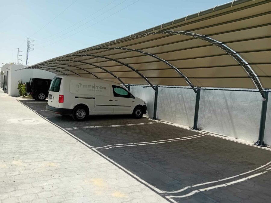 Accueil abri de voiture sur mesure Kairouan – Ste GMD