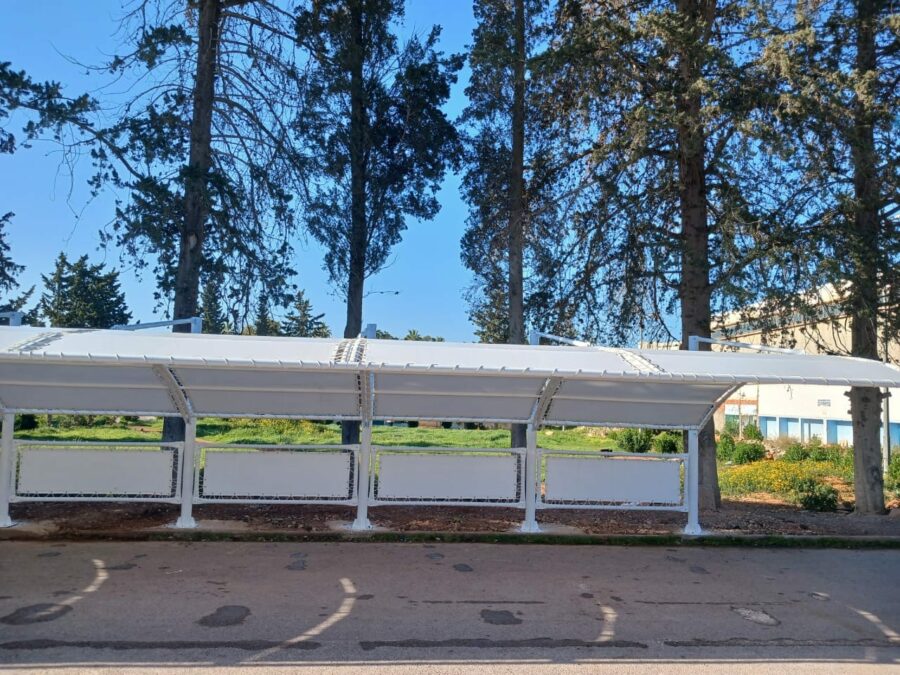 structure métallique parking couvert ISSEP