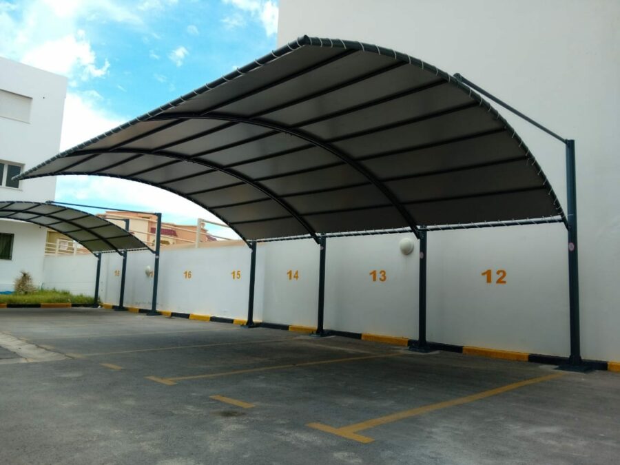 Accueil abri de voiture sur mesure Kairouan – Ste GMD