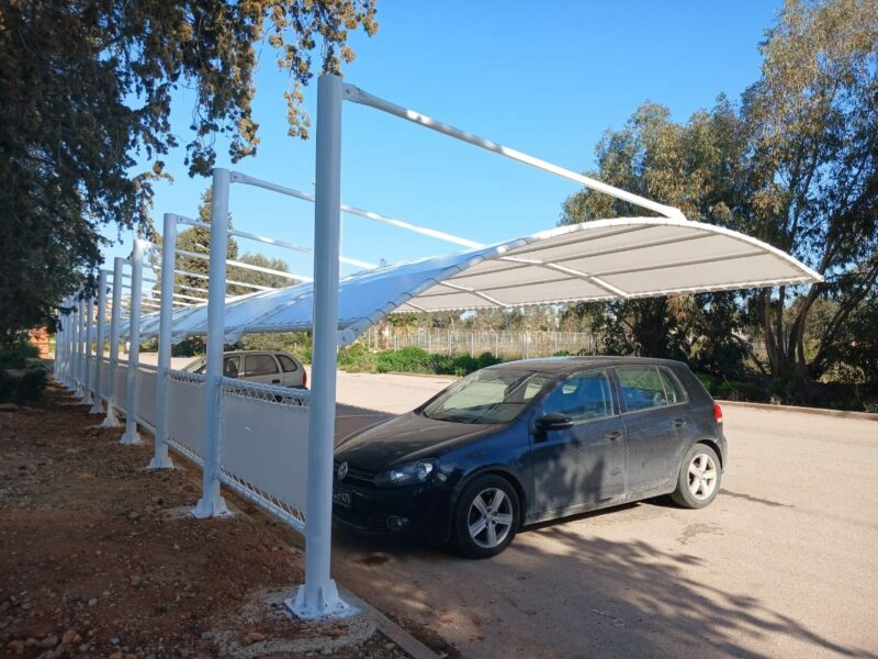 réalisation abri voiture Sté GMD Kairouan